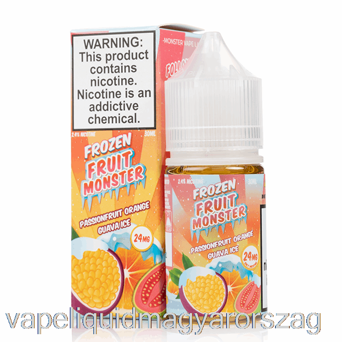 Jég Passiógyümölcs Narancs Guava - Fagyasztott Gyümölcs Szörny Só - 30 Ml 48 Mg Vape E Cigi